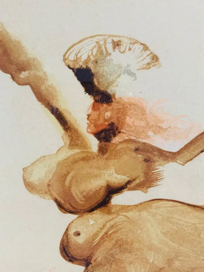 Salvador Dali The Divine Comedy Inferno Canto 5 and 33 Signed in Plate, 1960