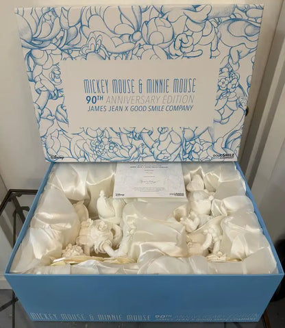 James Jean Mickey & Minnie Mouse 90th Anniversary Porcelain Statues Signed 2018