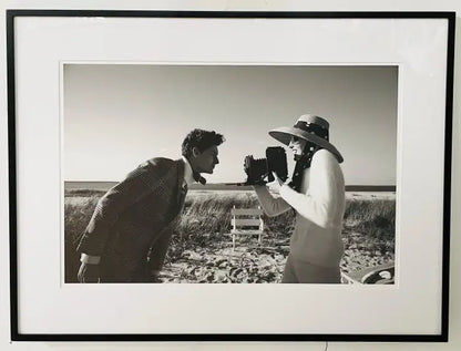 Portrait of a Man and Woman Photography Print Titled "Smile", Limited Edition 2012