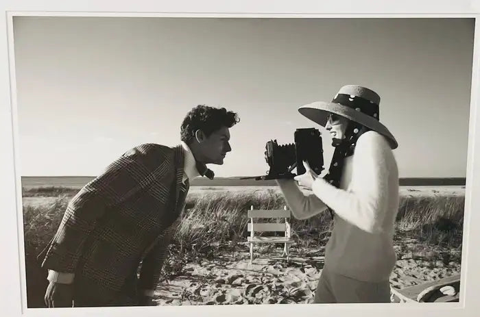 Portrait of a Man and Woman Photography Print Titled "Smile", Limited Edition 2012
