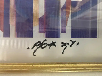 Yaacov Agam Oval Agamograph Lenticular Print Artist Proof Signed & Numbered 2005