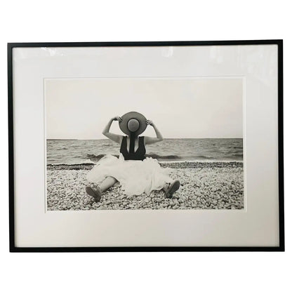 Contemporary Portrait of a Woman Photography Print Titled" Staw Hat" 2017