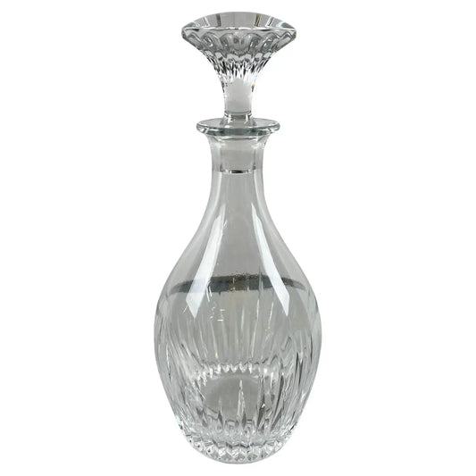 Rare Baccarat Crystal France Massena Liquor & Whiskey Decanter with Stopper
