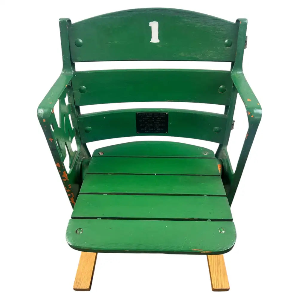 Genuine Polo Grounds Figural Stadium Box Seat #1 - NY Giants Yankees Mets Chair