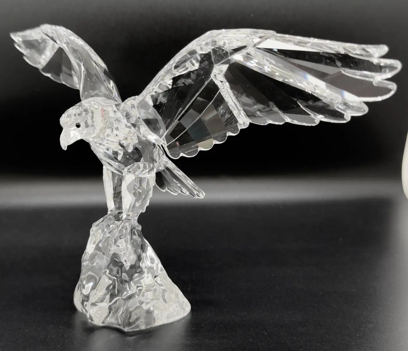 Rare Swarovski Crystal Eagle Figurine by Anton Hirzinger, Retired