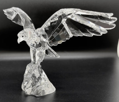 Rare Swarovski Crystal Eagle Figurine by Anton Hirzinger, Retired
