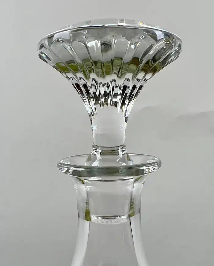 Rare Baccarat Crystal France Massena Liquor & Whiskey Decanter with Stopper
