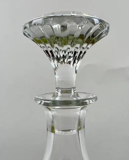 Rare Baccarat Crystal France Massena Liquor & Whiskey Decanter with Stopper