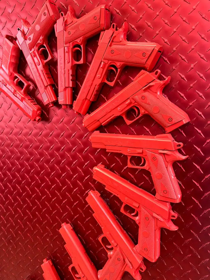 Charles Gitnick Heart of Guns Red Conceptual Mix Media 2024
