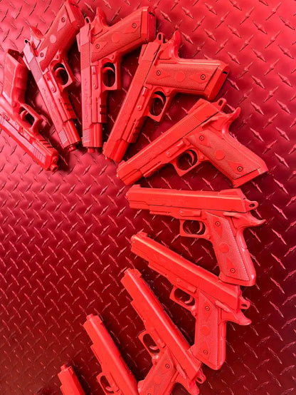 Charles Gitnick Heart of Guns Red Conceptual Mix Media 2024