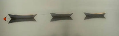 Photography of Three Boats in a Lake Titled "Magic Lake" 2020