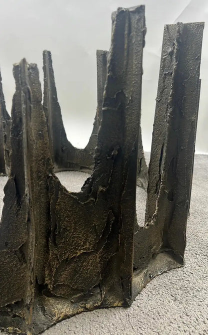 Paul Evans Brutalist Bronze Stalagmite Coffee / Cocktail Table, Signed & Dated