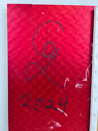 Charles Gitnick Heart of Guns Red Conceptual Mix Media 2024