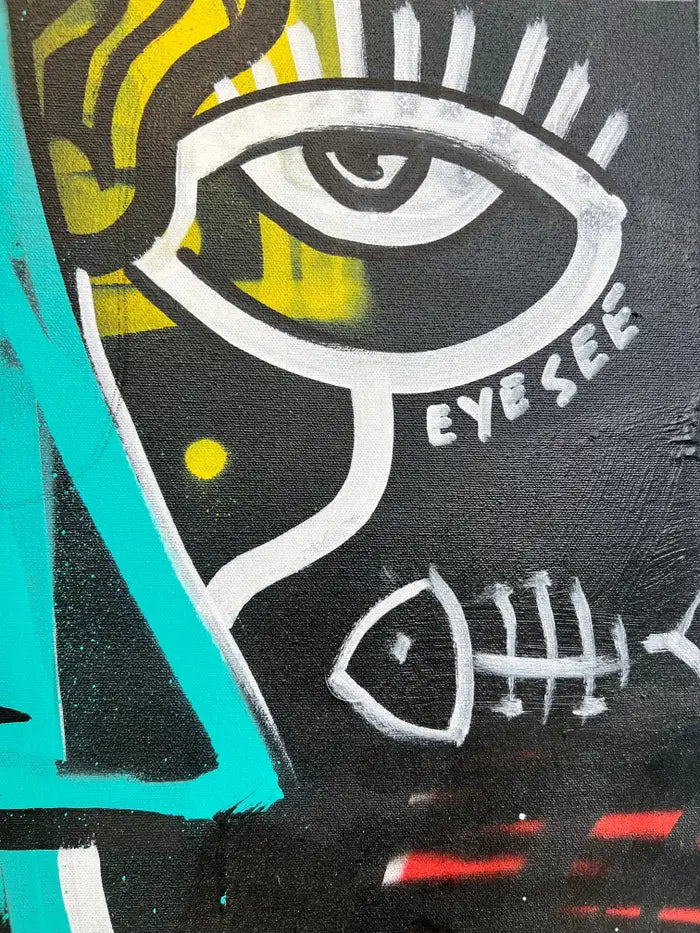 Jack Winthrop Neo- Expressionist Style Mix Media - The Wounded Healer Series 2021