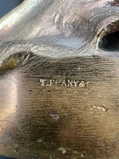 Jean-Baptiste Germain "Le Torrent" Bronze Sculpture for Tiffany &Co, Signed 1890