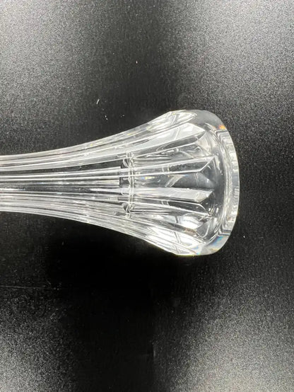 Baccarat Massena Art Deco Style Crystal Candlestick or Candleholder , a Pair