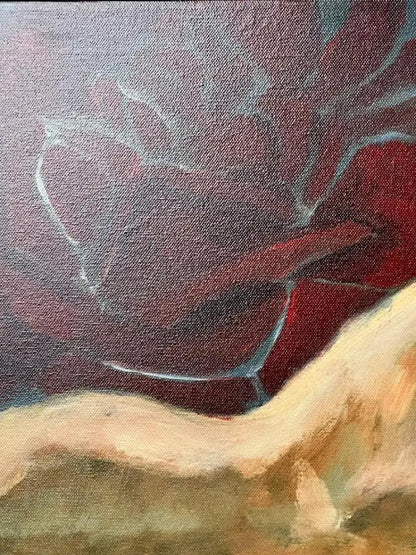 Rare Stanley Mouse Reclining Nude Giclee Print on Canvas , Hand Signed & Dated 2012