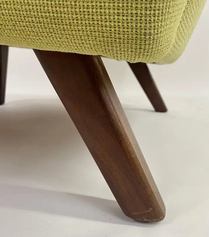 Folke Ohlsson for Fritz Hansen MCM Lounge Chair in Green Upholstery, a Pair