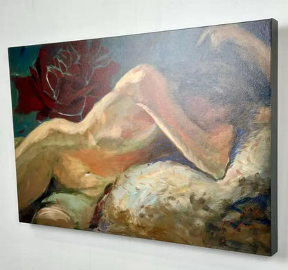 Rare Stanley Mouse Reclining Nude Giclee Print on Canvas , Hand Signed & Dated 2012