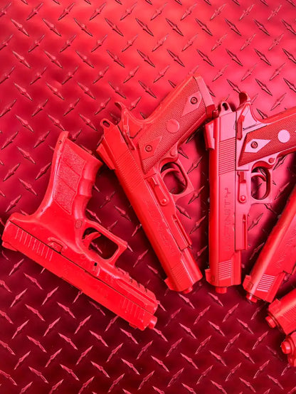 Charles Gitnick Heart of Guns Red Conceptual Mix Media 2024