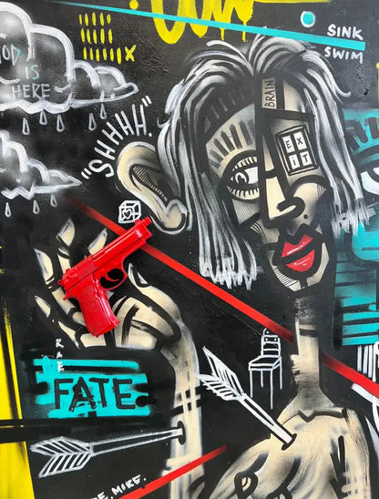 Jack Winthrop Neo- Expressionist Style Mix Media - The Wounded Healer Series 2021