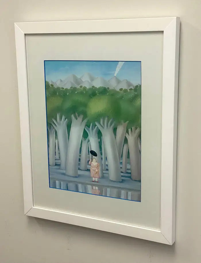 Pierre Restany after Fernando Botero " The Walk " Lithograph, Limited Edition 1983