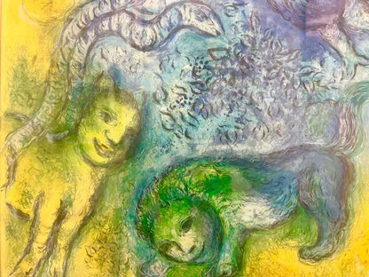 Marc Chagall The Magic Flute "Die Zauberflote"Origina Lithograph, 1967 , Framed 1967