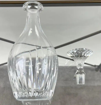 Rare Baccarat Crystal France Massena Liquor & Whiskey Decanter with Stopper