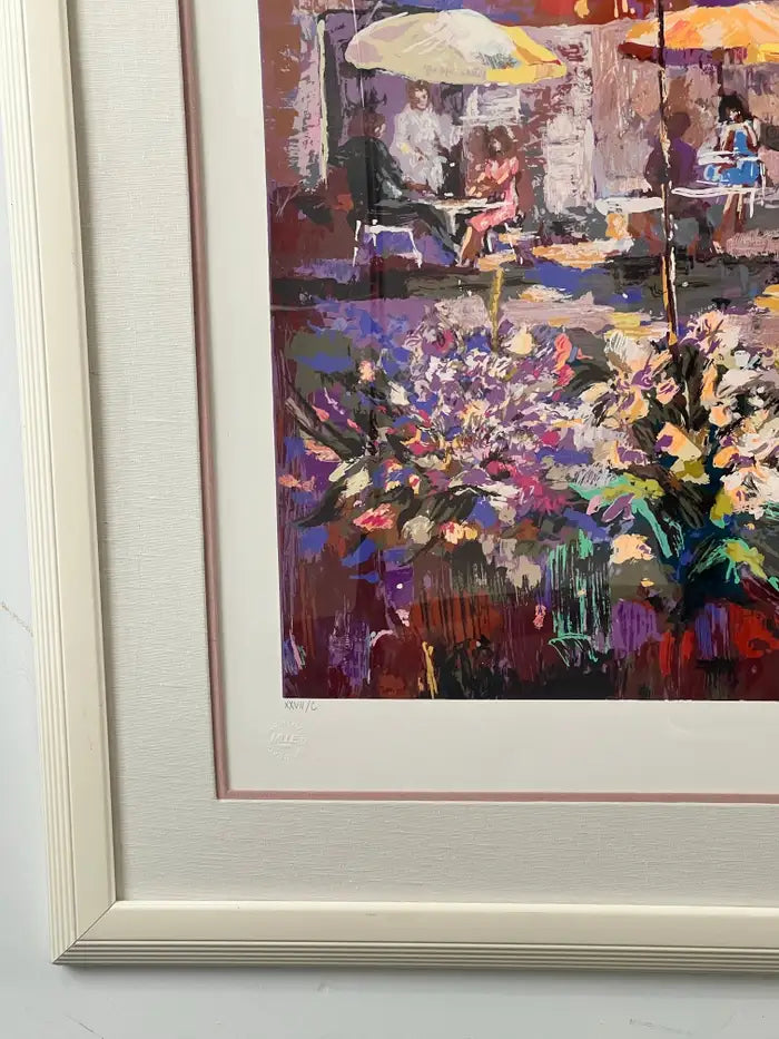 Mark King Parasol Serigraph Limited Edition Print, Numbered, Signed & Framed 1986