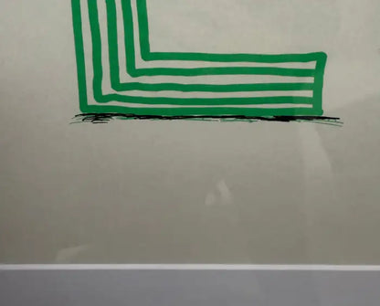 David Hockney — Letter L from Hockney’s Alphabet, 1991 - Lithograph, Framed 1991