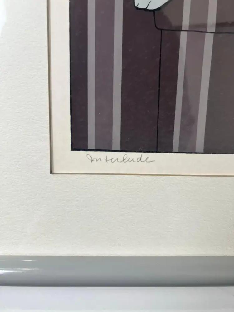 Will Barnet " Interlude" Silk Screen Print 1982 Hand Signed, Numbered & Framed 1982
