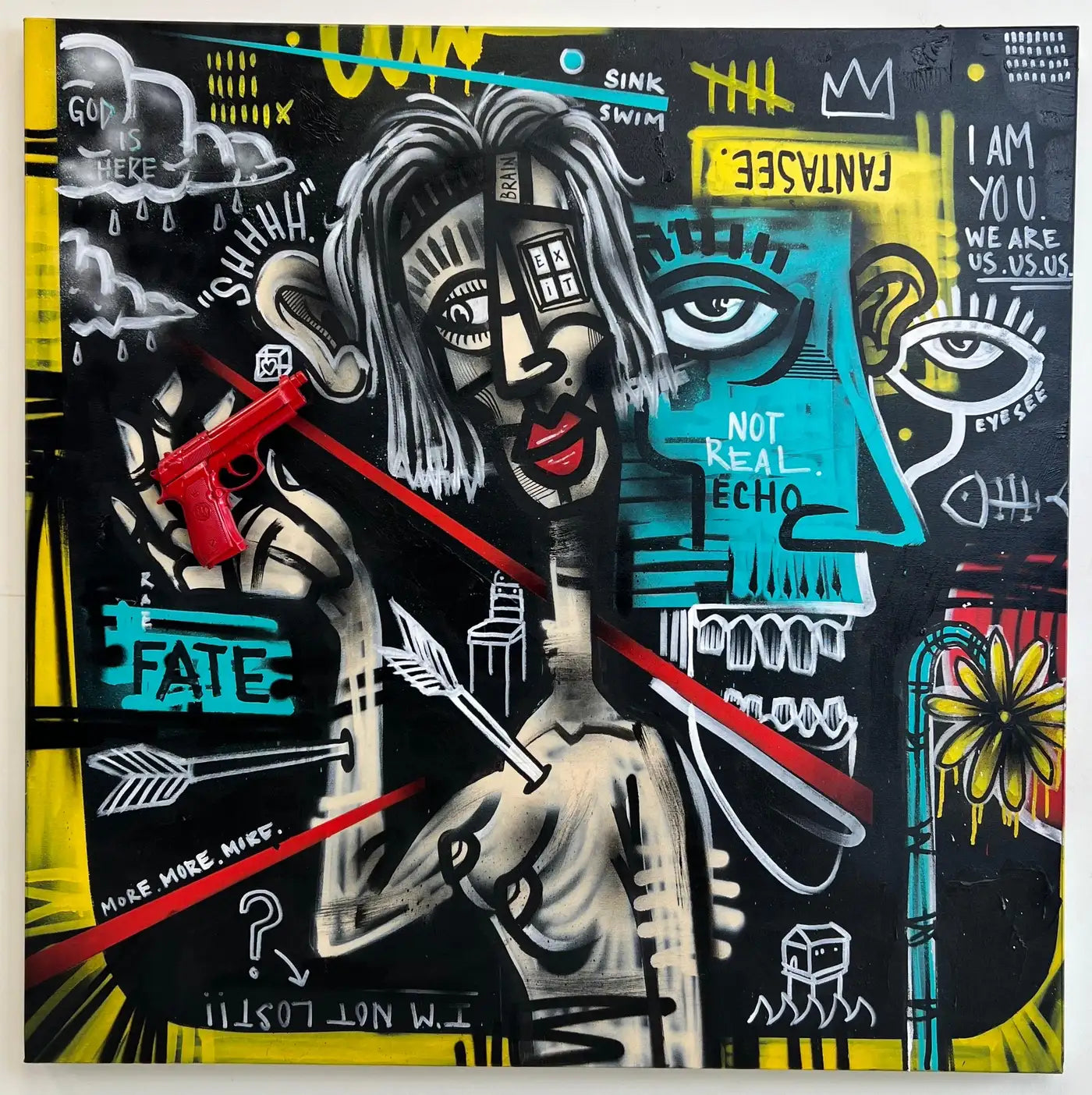 Jack Winthrop Neo- Expressionist Style Mix Media - The Wounded Healer Series 2021