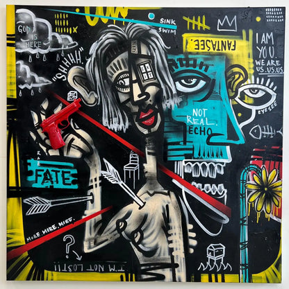 Jack Winthrop Neo- Expressionist Style Mix Media - The Wounded Healer Series 2021