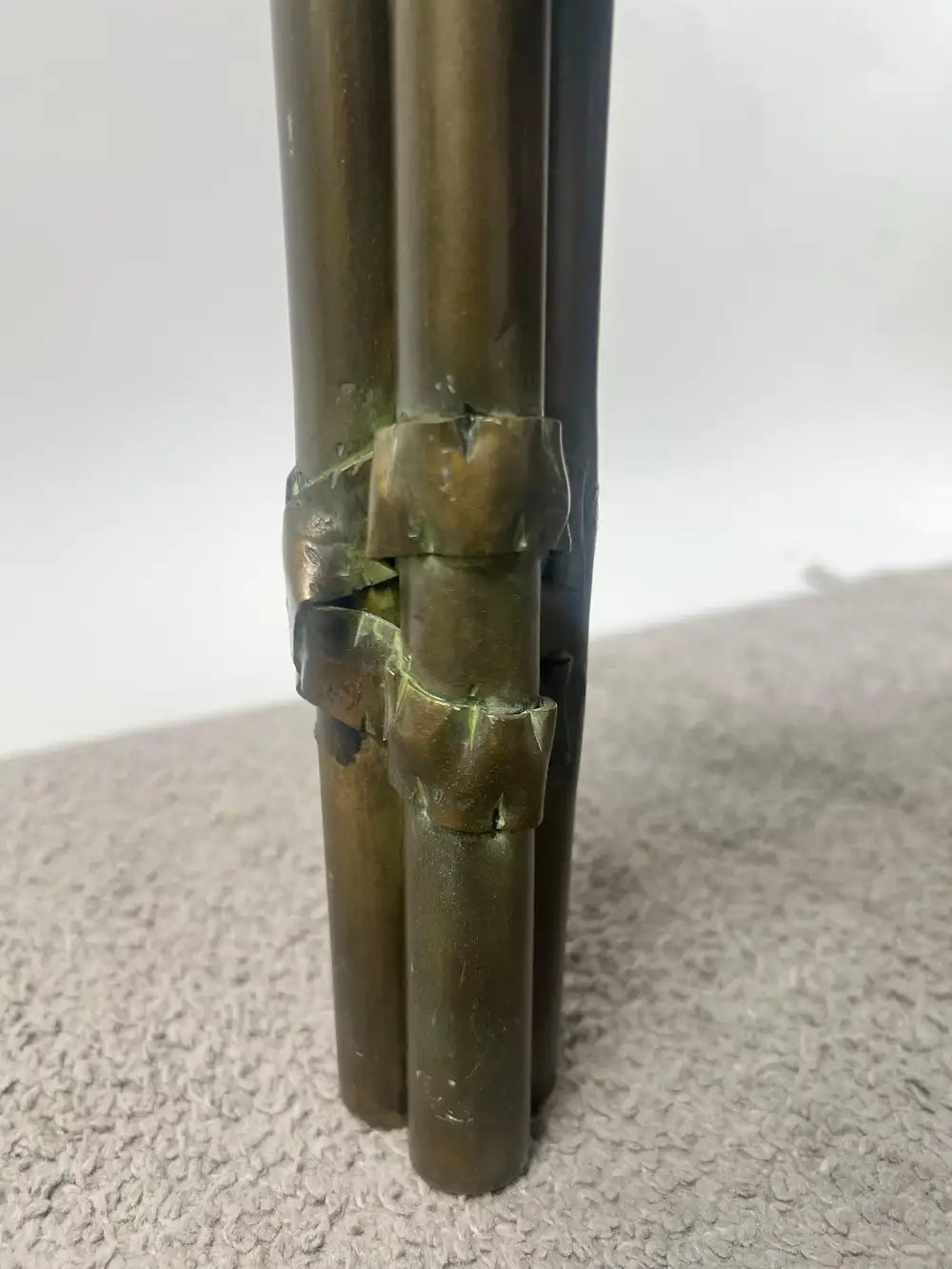 Rare Philip & Kelvin LaVerne "Chan Boucher'" Signed Bronze & Pewter Coffee Table