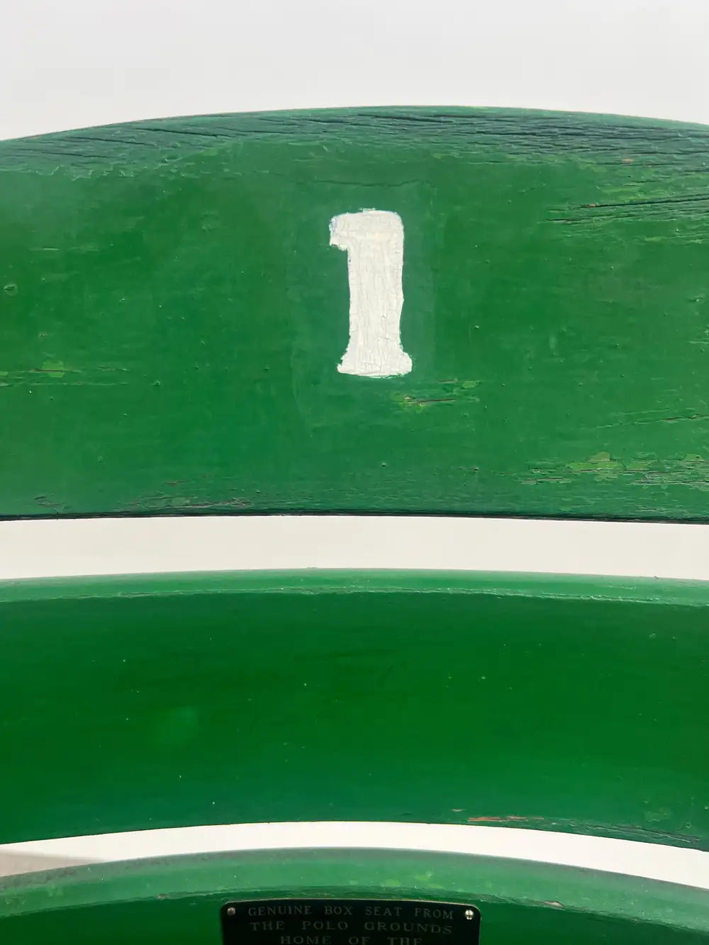 Genuine Polo Grounds Figural Stadium Box Seat #1 - NY Giants Yankees Mets Chair