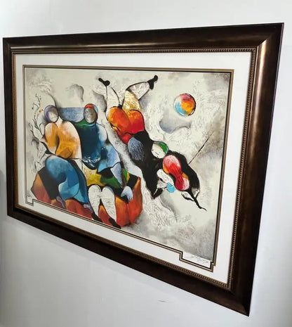 David Schluss Love Story Limited Edition Serigraph Hand Signed & HC32/45 1995