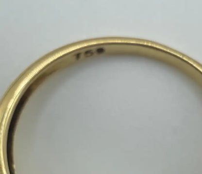 Modernist Triple Sphere Ring in 18K Yellow Gold