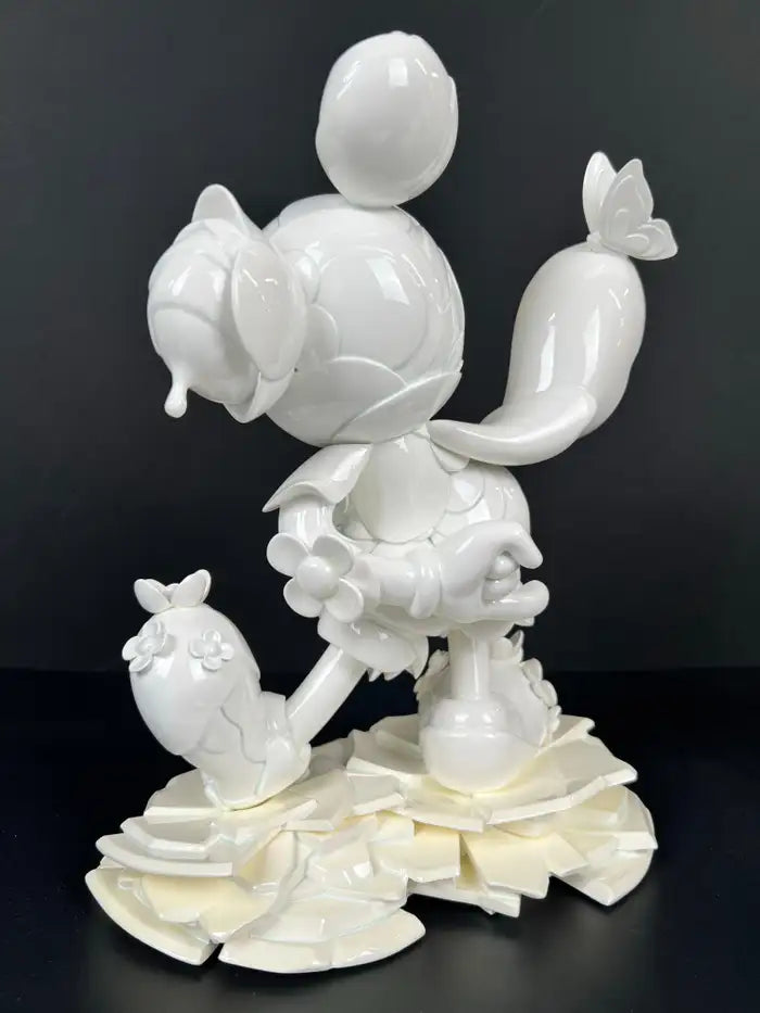 James Jean Mickey & Minnie Mouse 90th Anniversary Porcelain Statues Signed 2018