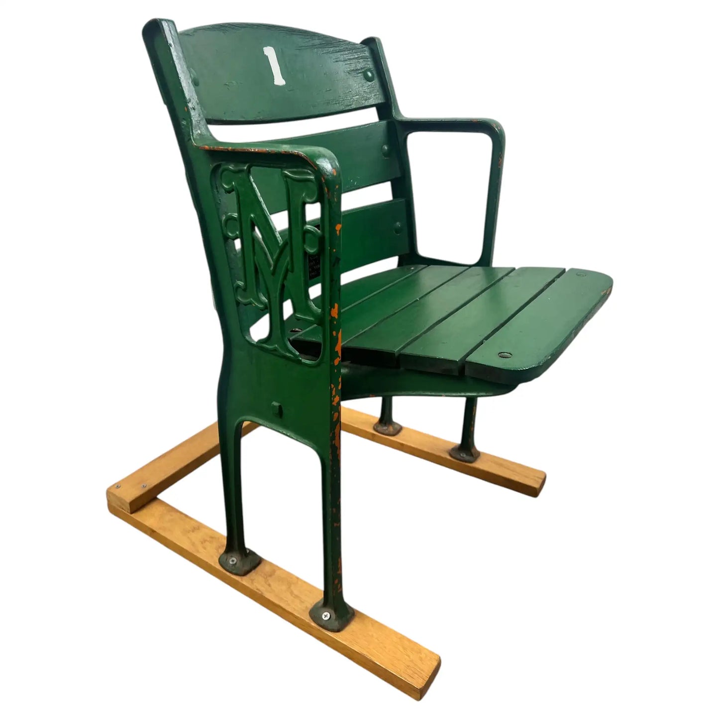 Genuine Polo Grounds Figural Stadium Box Seat #1 - NY Giants Yankees Mets Chair