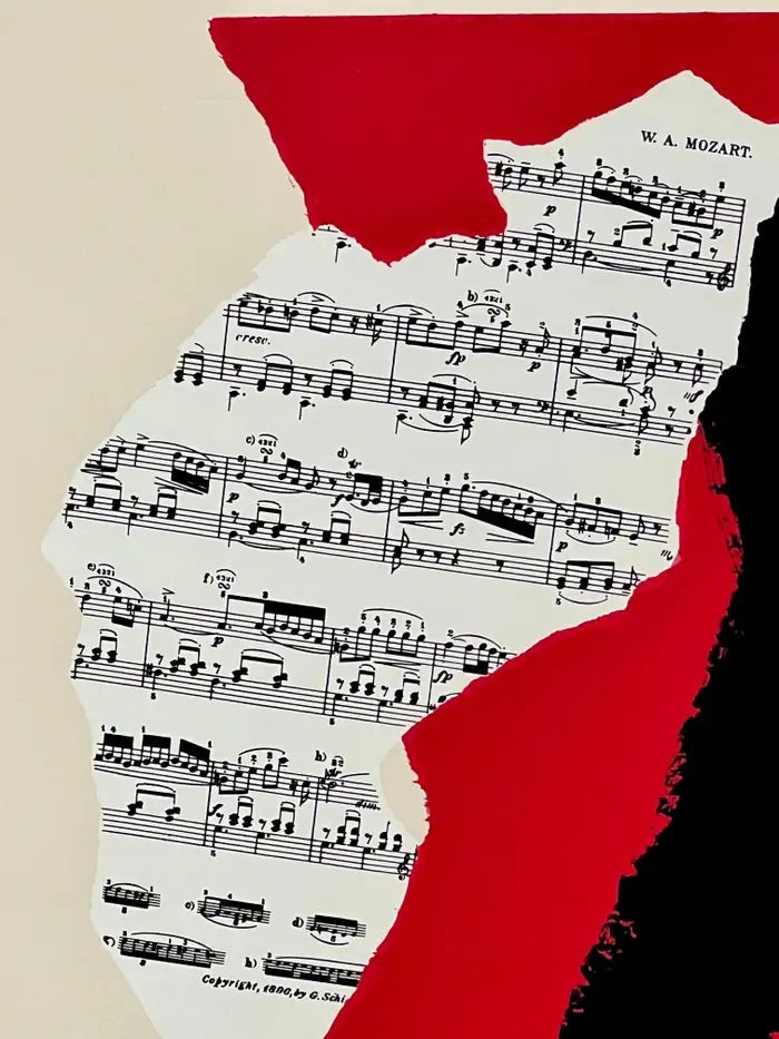 Robert Motherwell Lincoln Center Mostly Mozart 25th Anniversary Screen Print 1991