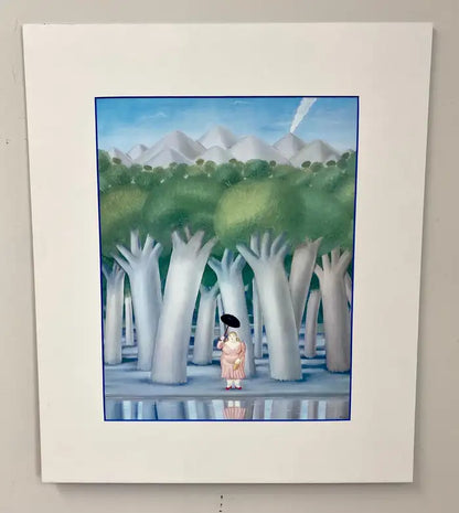 Pierre Restany after Fernando Botero " The Walk " Lithograph, Limited Edition 1983