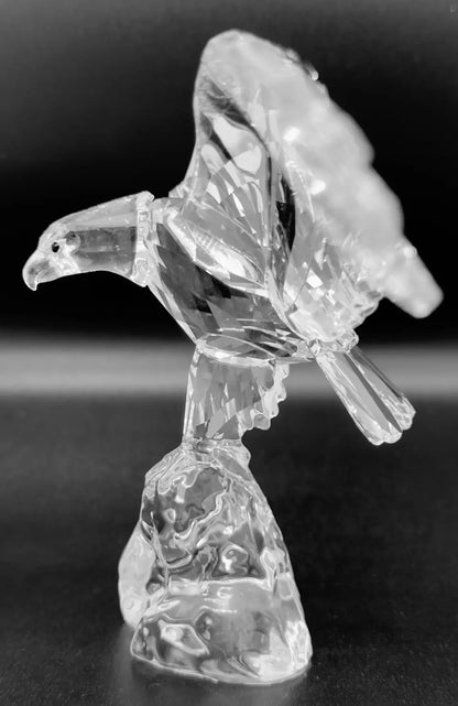 Rare Swarovski Crystal Eagle Figurine by Anton Hirzinger, Retired