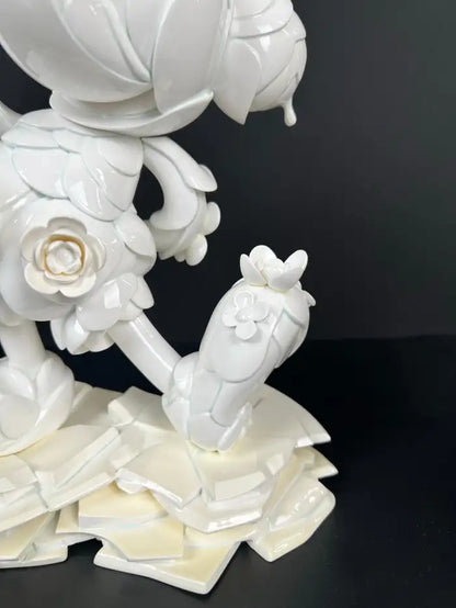 James Jean Mickey & Minnie Mouse 90th Anniversary Porcelain Statues Signed 2018