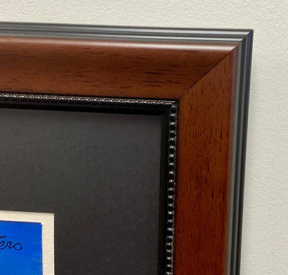 Fernando Botero Watercolor Painting, Man & Women at the Beach, Signed & Framed