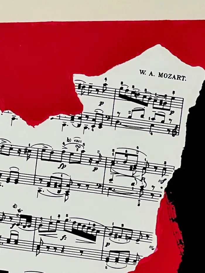 Robert Motherwell Lincoln Center Mostly Mozart 25th Anniversary Screen Print 1991