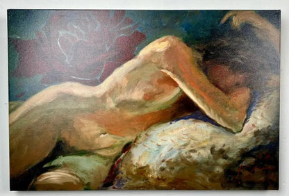 Rare Stanley Mouse Reclining Nude Giclee Print on Canvas , Hand Signed & Dated 2012