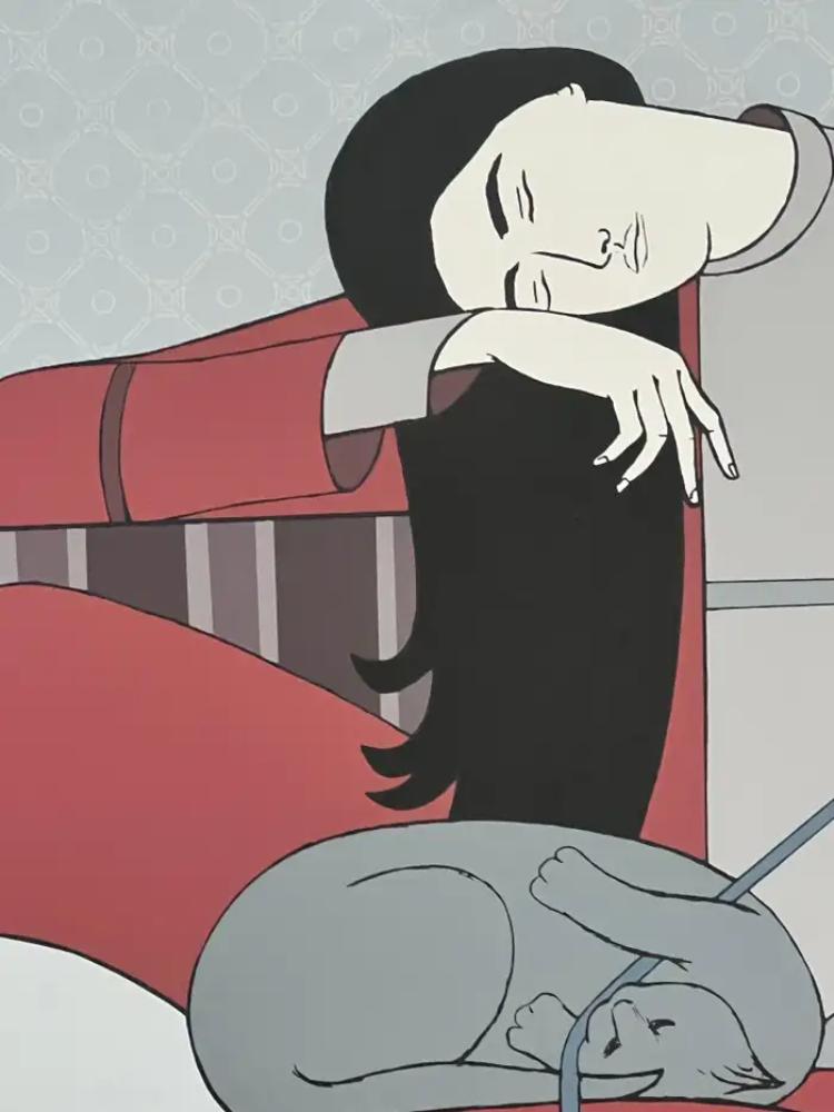 Will Barnet " Interlude" Silk Screen Print 1982 Hand Signed, Numbered & Framed 1982