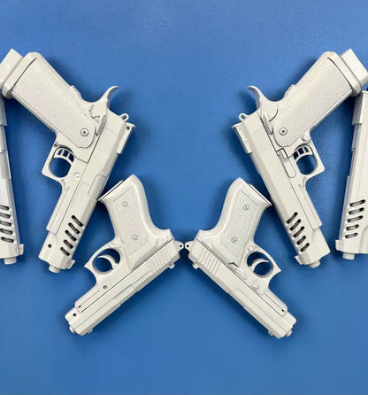 Charles Gitnick Heart of Guns Blue Conceptual Mixed Media 2024