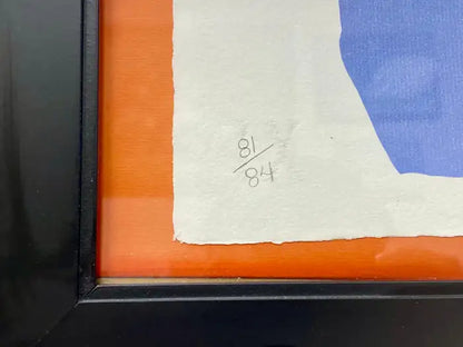 Judy Rifka, The Ninth Commandment Lithograph, Signed and Framed 1987