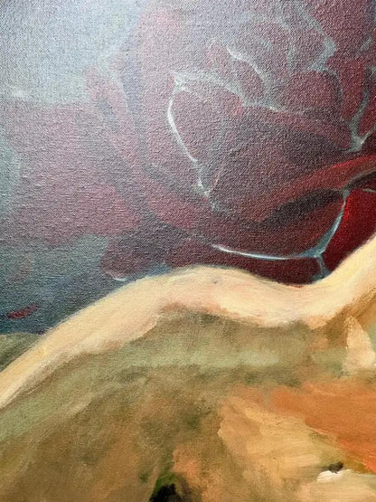 Rare Stanley Mouse Reclining Nude Giclee Print on Canvas , Hand Signed & Dated 2012